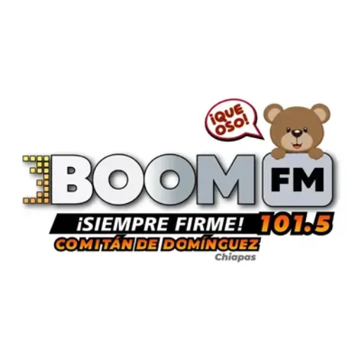 BOOM FM 101.5 (Comitán) - 101.5 FM - XHPCOM-FM - Boom FM - Comitán, Chiapas