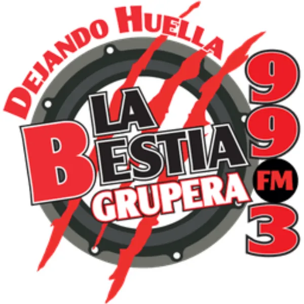 La Bestia Grupera (Chihuahua) - 99.3 FM - XHRPC-FM - Grupo Audiorama Comunicaciones - Chihuahua, CH