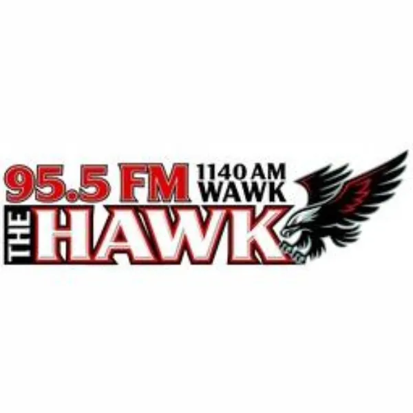 WAWK 95.5 FM The Hawk
